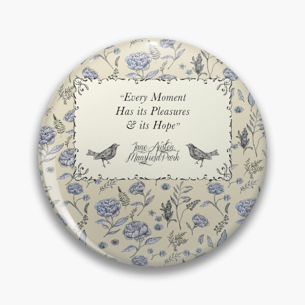Item preview, Jane Austen - Mansfield Park quote - flowers - Yellow floral - Vintage florals. designed and sold by FanitsaArt.