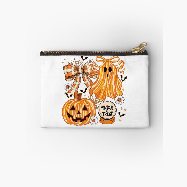 Item preview, Coquette Halloween Ghost Pumpkin Bow Trick Or Treat designed and sold by varin-studio.