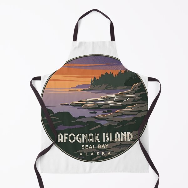 Item preview, Seal Bay Afognak Island Alaska Sunset Sticker designed and sold by DetourDgn.
