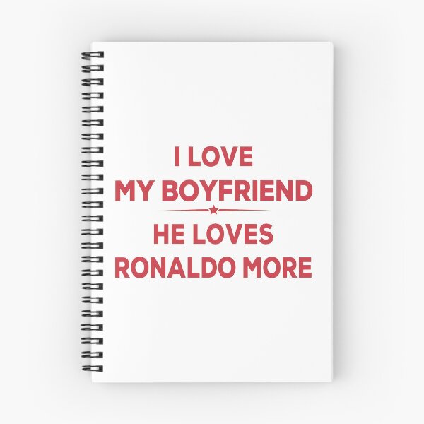 Item preview, Funny Boyfriend Loves Football More Text designed and sold by BentlerAbidah.