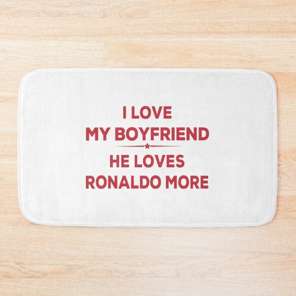 Item preview, Funny Boyfriend Loves Football More Text designed and sold by BentlerAbidah.