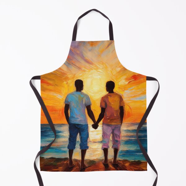 Item preview, Male love on the beach at sunset designed and sold by Photopat.