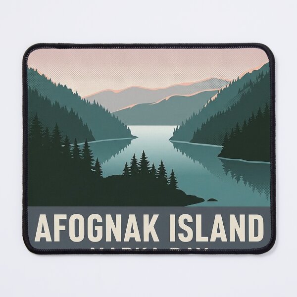 Item preview, Marka Bay Afognak Island Alaska Dawn Sticker designed and sold by DetourDgn.