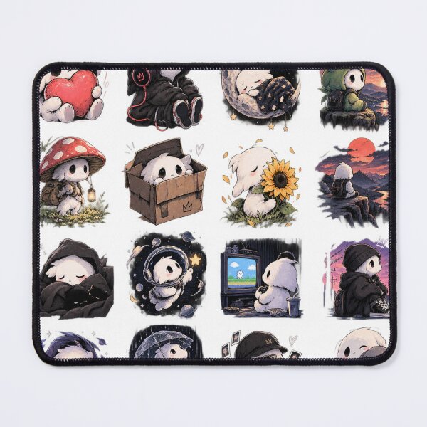 Item preview, Cute Ghost Mushroom Forest Adventure designed and sold by Shanker-studio.