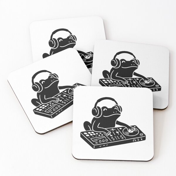 Item preview, DJ Frog designed and sold by Surprised Hen.