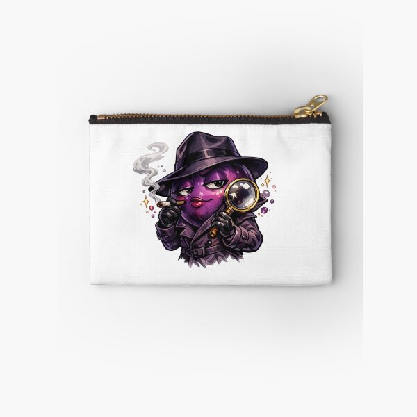Item preview, Detective Grape Pastel Kawaii Noir Fruit Art designed and sold by Sommium .