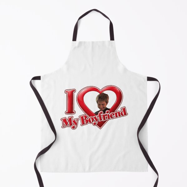 Item preview, I Love My Boyfriend Heart Graphic Tee designed and sold by vuthienduy.