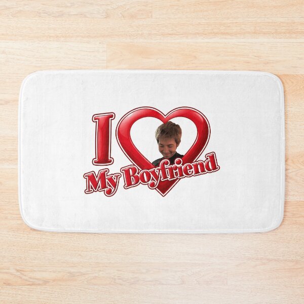 Item preview, I Love My Boyfriend Heart Graphic Tee designed and sold by vuthienduy.