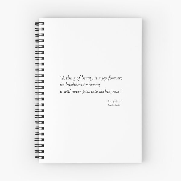 Item preview, A Quote from "Endymion" by John Keats designed and sold by Poemit.