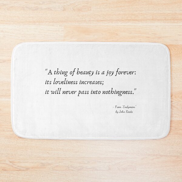 Item preview, A Quote from "Endymion" by John Keats designed and sold by Poemit.