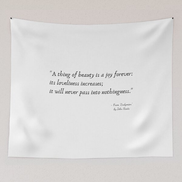 Item preview, A Quote from "Endymion" by John Keats designed and sold by Poemit.