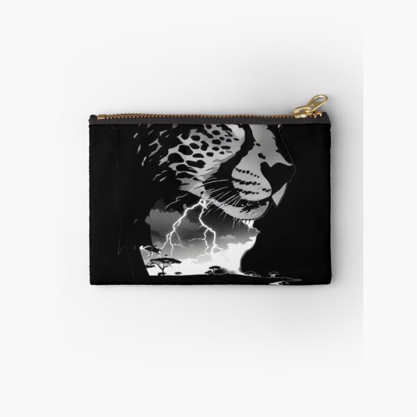 Item preview, Cheetah Storm in Black and White designed and sold by KinoDesign.