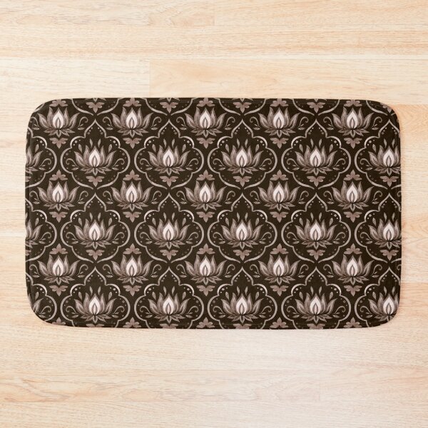Item preview, Vintage Lotus Damask Ornamental Pattern designed and sold by ​Jyoti Digital Artist.