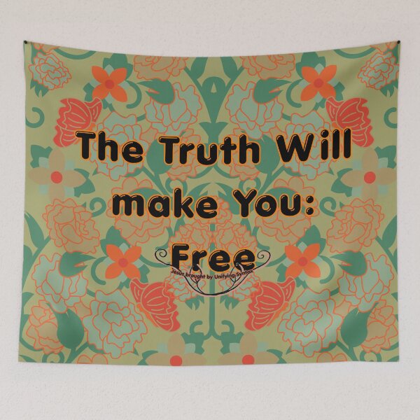 Item preview, The Truth will Make You Free - Inspiring Motivational Minimalism Products designed and sold by UnifyingSyntax.