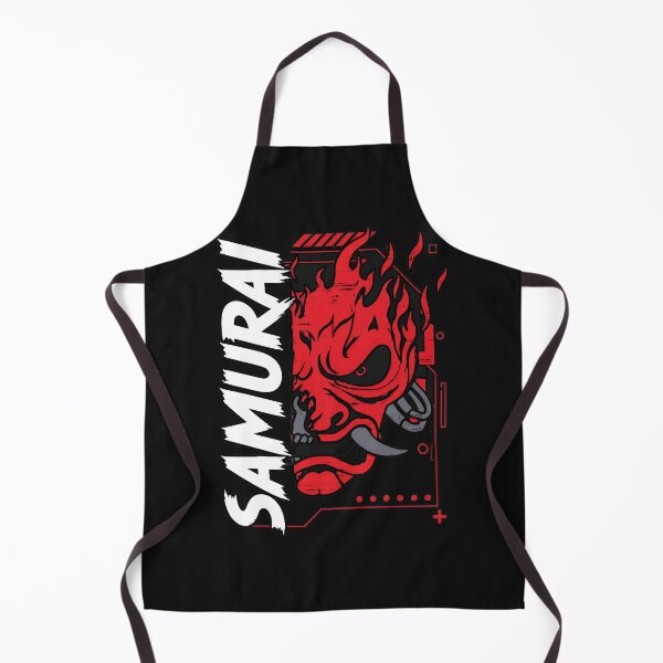 Item preview, Samurai Oni Mask Cyberpunk Flame  designed and sold by Frisanto.