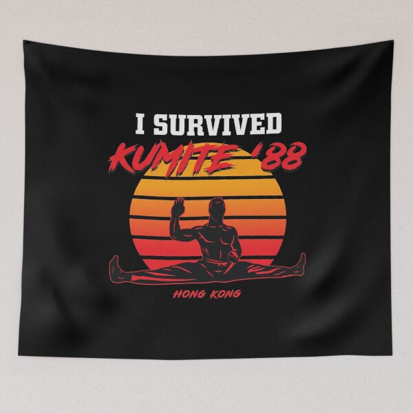 Item preview, I Survived Kumite 88 Hong Kong Retro Sunset designed and sold by BRRMAN.