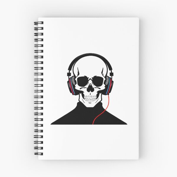 Item preview, Cool Skull With Headphones designed and sold by teeteeworldc.