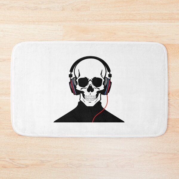 Item preview, Cool Skull With Headphones designed and sold by teeteeworldc.