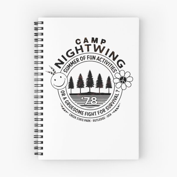 Item preview, Distressed Dark Red Camp Badge Pine Trees designed and sold by JevonCrist.