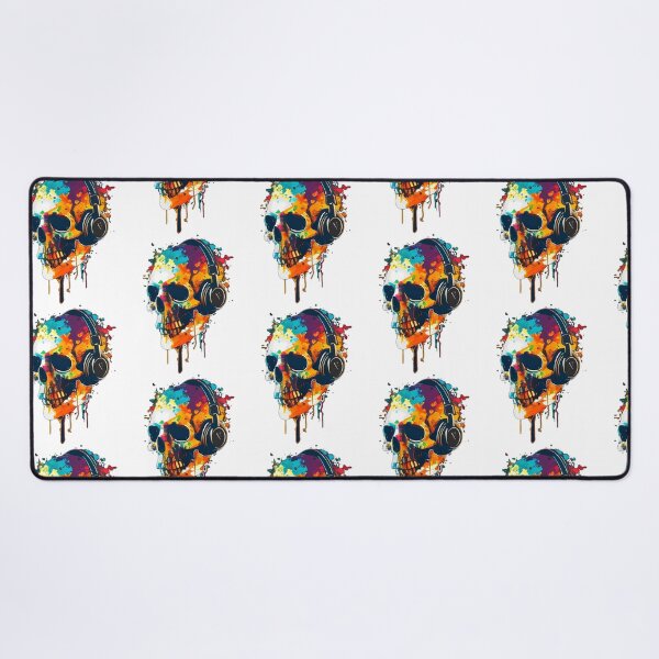 Item preview, Cool Wpap Ink Watercolor Skull With Headphones designed and sold by teeteeworldc.