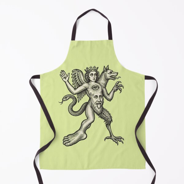 Item preview, Weird Medieval Chimera Vintage Woodcut designed and sold by CJLindy.