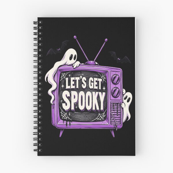 Item preview, Let's Get Spooky Retro TV for Horror Fans designed and sold by AubreeWu.