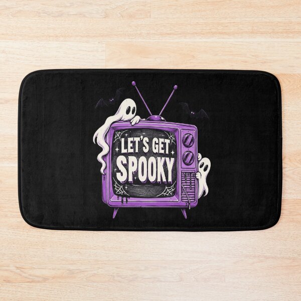 Item preview, Let's Get Spooky Retro TV for Horror Fans designed and sold by AubreeWu.