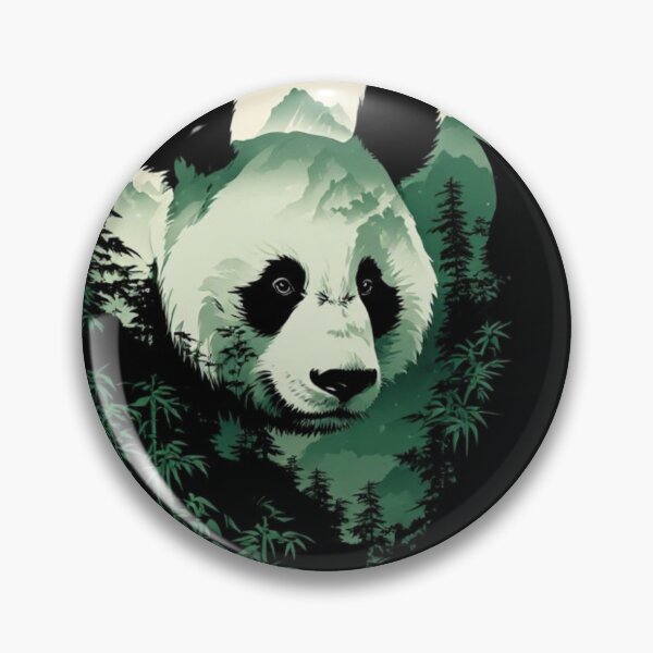 Item preview, The Panda Bear of the Emerald Forest designed and sold by KinoDesign.