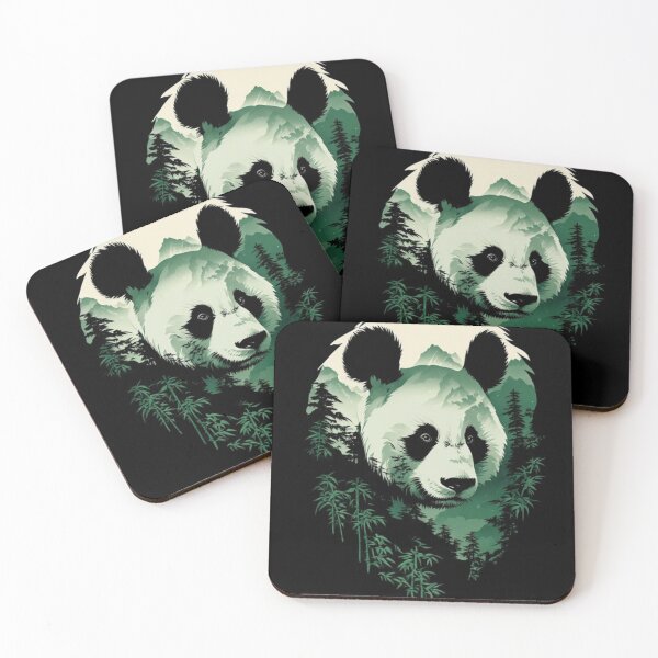 Item preview, The Panda Bear of the Emerald Forest designed and sold by KinoDesign.