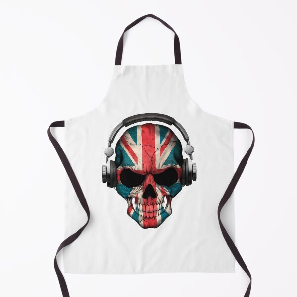 Item preview, Dark Skull Deejay With British Flag designed and sold by teeteeworldc.