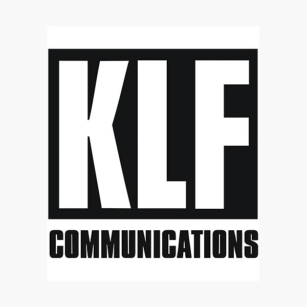 Item preview, Klf Communications (Black Bg White Letters) designed and sold by Kerai Storeyo.