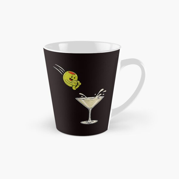 Item preview, Funny Olive Jumping Into Martini Cocktail designed and sold by ImeldaSparks.