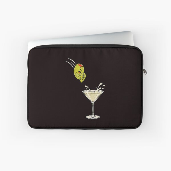 Item preview, Funny Olive Jumping Into Martini Cocktail designed and sold by ImeldaSparks.