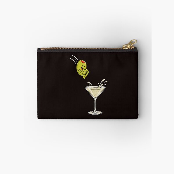 Item preview, Funny Olive Jumping Into Martini Cocktail designed and sold by ImeldaSparks.