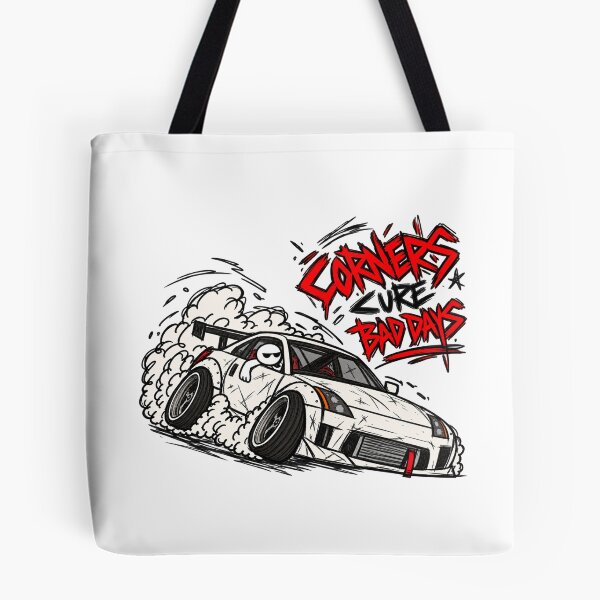 Item preview, Curvas, malos días, coche de derrape divertido designed and sold by MonkiFlipp.