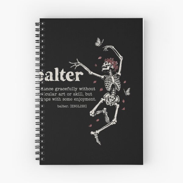 Item preview, Balter Skeleton Spooky Season Typography designed and sold by AubreeWu.