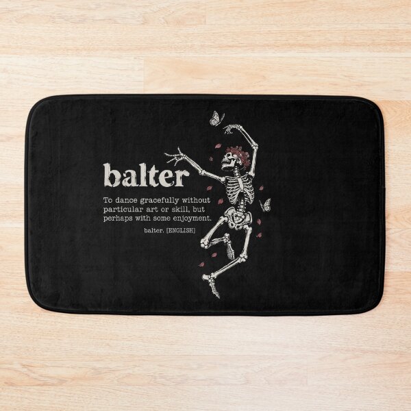 Item preview, Balter Skeleton Spooky Season Typography designed and sold by AubreeWu.