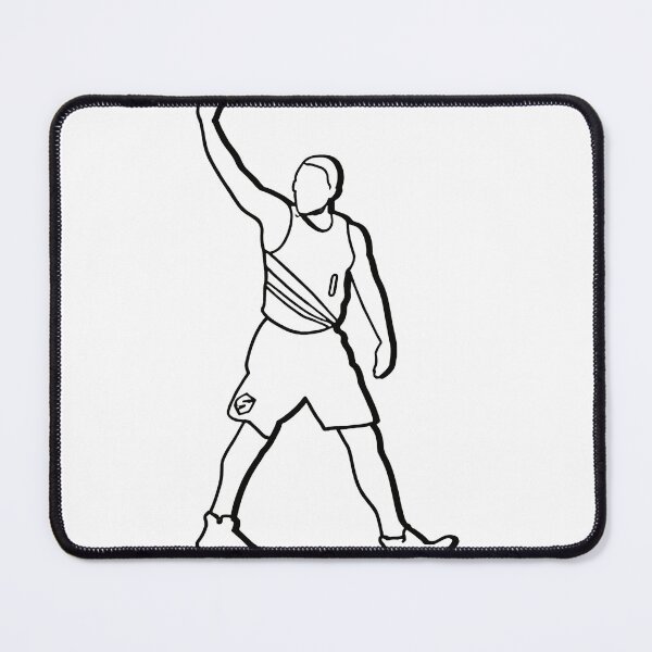 Item preview, Minimalist Athlete Celebration  designed and sold by EvelettKus.