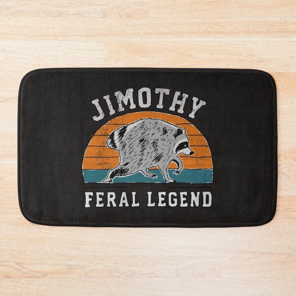 Item preview, Funny Jimothy Feral Legend Raccoon Retro Sunset designed and sold by Studio Bootleg.
