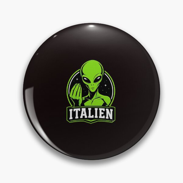 Item preview, Italien Alien Italian Hand Gesture Sci Fic Design designed and sold by ImeldaSparks.