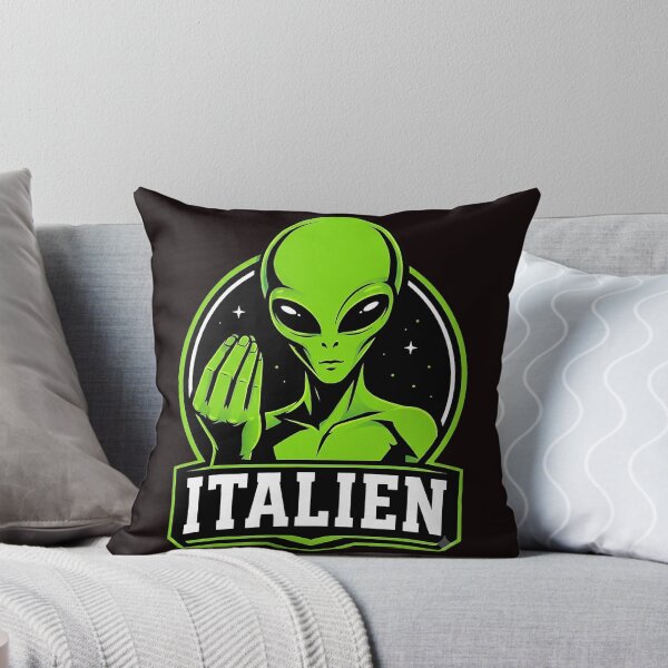 Item preview, Italien Alien Italian Hand Gesture Sci Fic Design designed and sold by ImeldaSparks.