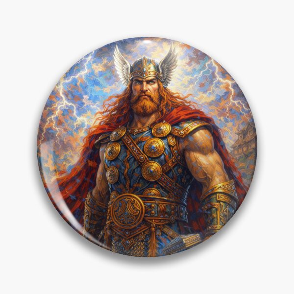 Item preview, Thor – God of Thunder Painting designed and sold by GalleryKauffeld.