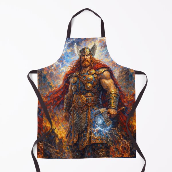 Item preview, Thor – God of Thunder Painting designed and sold by GalleryKauffeld.