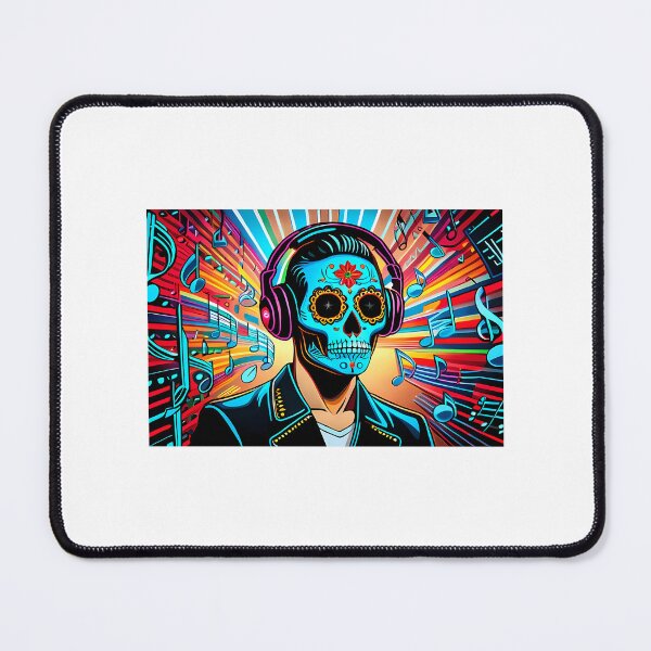 Item preview, Music Sugar Skull designed and sold by teeteeworldc.