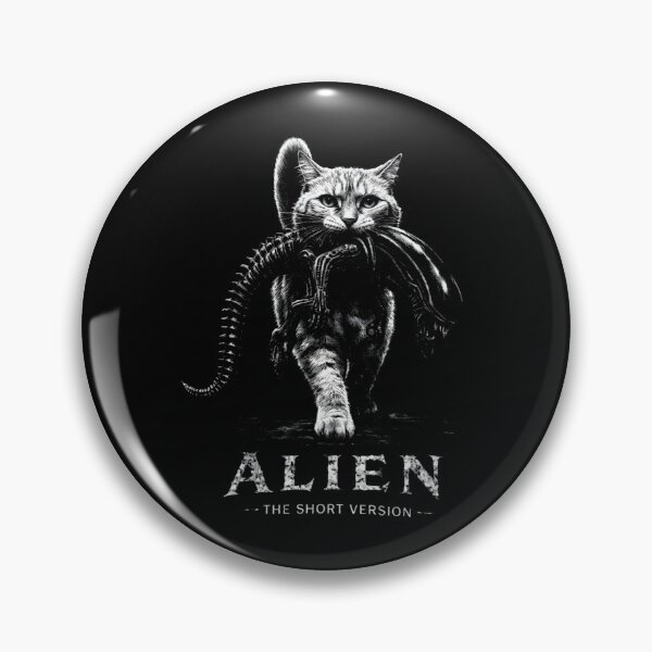 Item preview, Alien The Short Version Cat Sci-Fi Horror Cat Xenomorph Parody designed and sold by Krishmarakris.