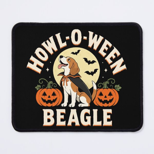 Item preview, Howloween Beagle Cute Halloween Graphic for Beagle Lovers designed and sold by AvaLawley.