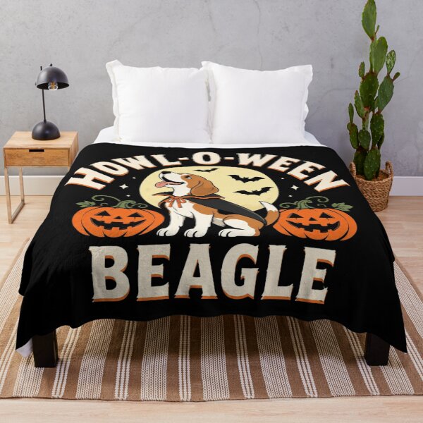 Item preview, Howloween Beagle Cute Halloween Graphic for Beagle Lovers designed and sold by AvaLawley.