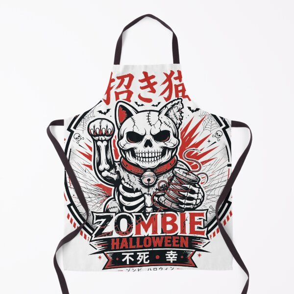 Item preview, Maneki Neko Skeleton - Kawaii Gothic Zombie Japanese Cat designed and sold by Tsuiho_art.