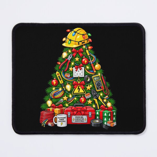 Item preview, Christmas Tree Tools Tradesman Electrician Builder Plumber Bricklayer designed and sold by Genius Geek.