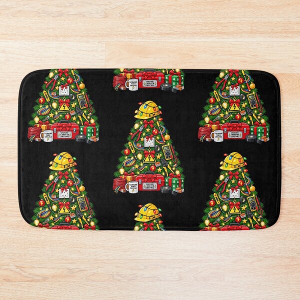 Item preview, Christmas Tree Tools Tradesman Electrician Builder Plumber Bricklayer designed and sold by Genius Geek.